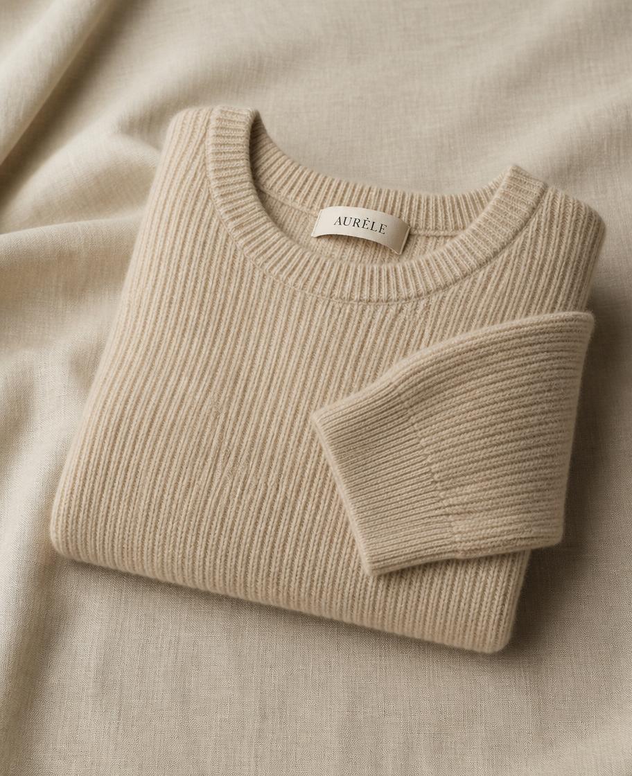Ribbed Cashmere Sweater
